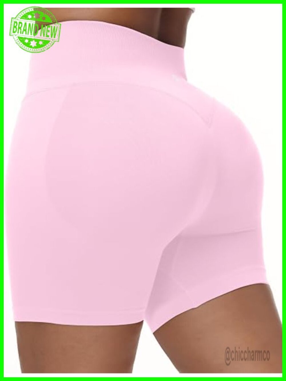Seamless High Waist Scrunch Butt Lift Workout Shorts 2.5-6